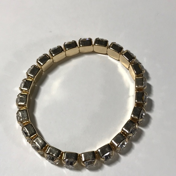 rhinestone stretch bracelet - Picture 3 of 5